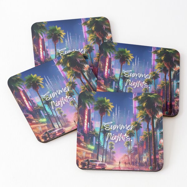 Item preview, Cyberpunk Summer: Futuristic Wallpapers for a Stylish Season designed and sold by RIAiCreations.