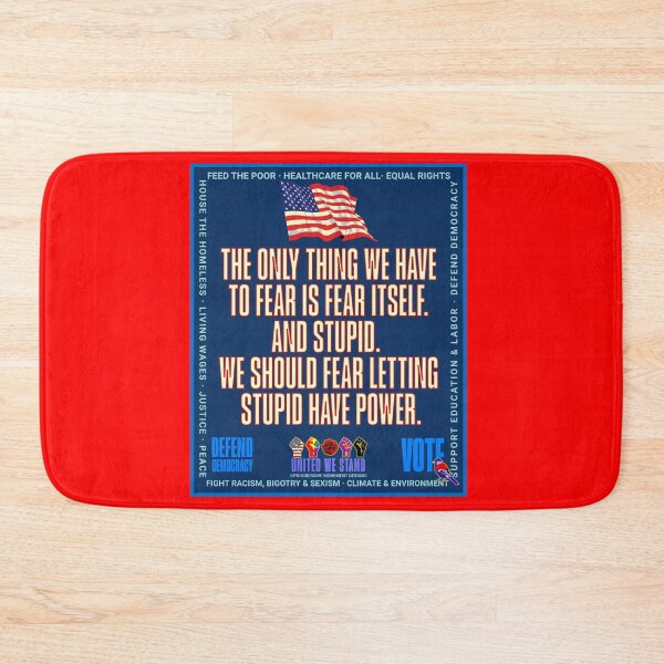 Item preview, PMD00897 Progressive Movement Designs patriotic American flag design shows you support democracy progressive goals for Progressives Democrats Independents Liberals designed and sold by ProgressiveLeft.