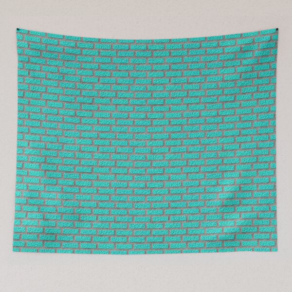 Item preview, 3D Cyan Brick Texture designed and sold by TheRulerofEarth.