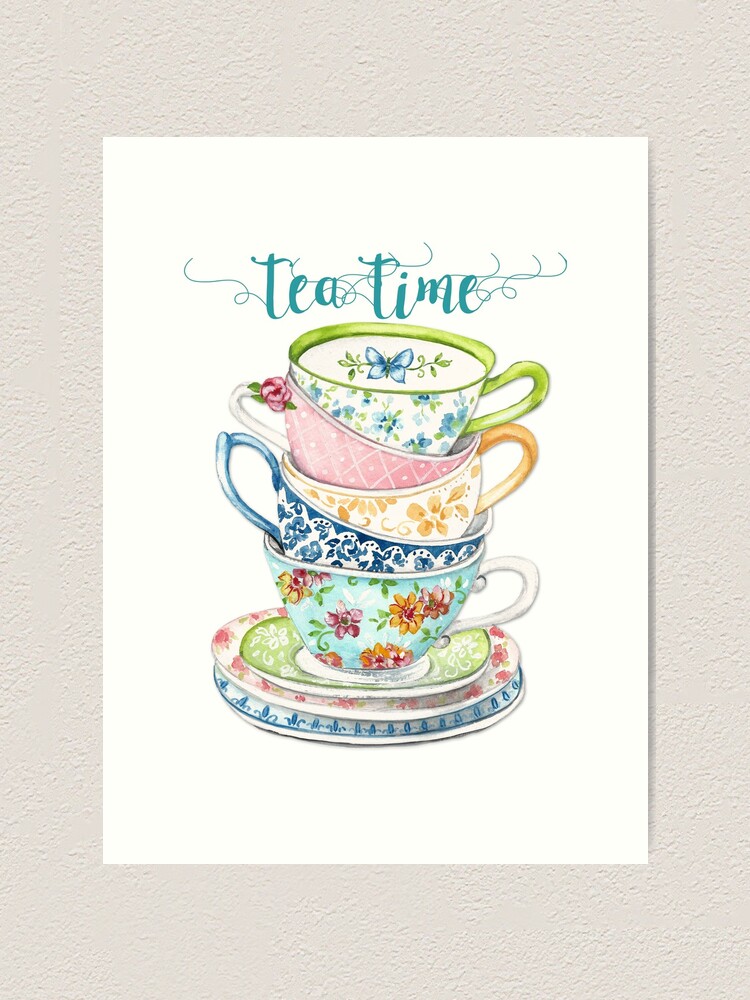 Tea time : de minutieuses aquarelles sur des sachets de thé