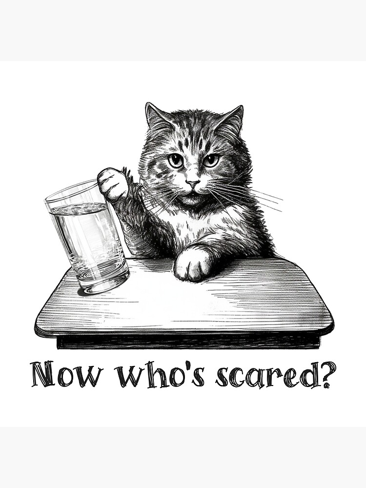 Gives a whole new meaning to the word scaredy-cat 😂 ✨ LIKE