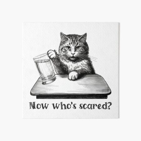 Scaredy Cat | Art Board Print