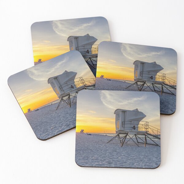 Item preview, Pensacola Beach Lifeguard Station Sunrise designed and sold by mljdwhite.