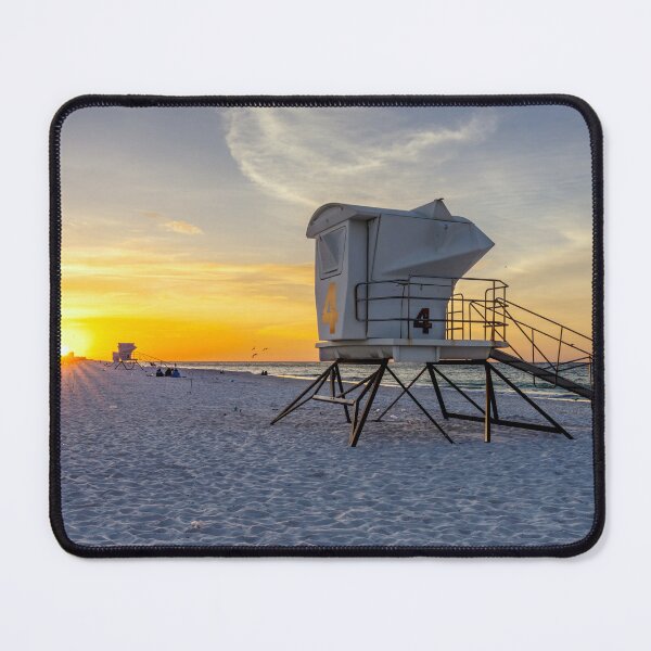 Item preview, Pensacola Beach Lifeguard Station Sunrise designed and sold by mljdwhite.