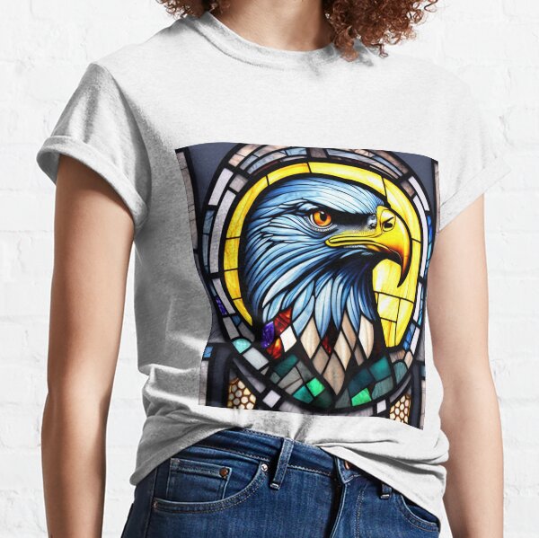 Patriotic American Flag Womens Shirt American Bald Eagle Black Tee : Target