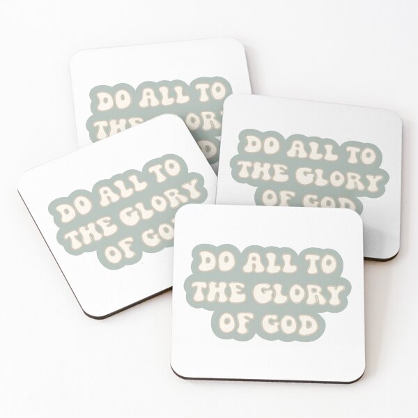 Item preview, do all to the glory of God bubbly letters designed and sold by Kborek112.