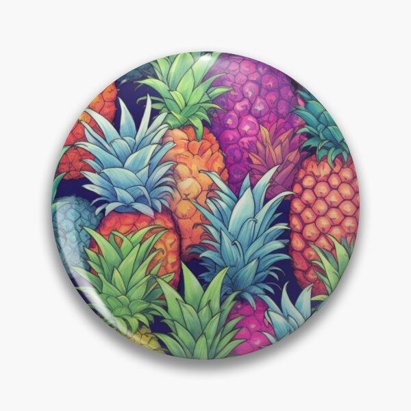 Item preview, Vibrant Bright Pineapples  designed and sold by EpicFoxArt.