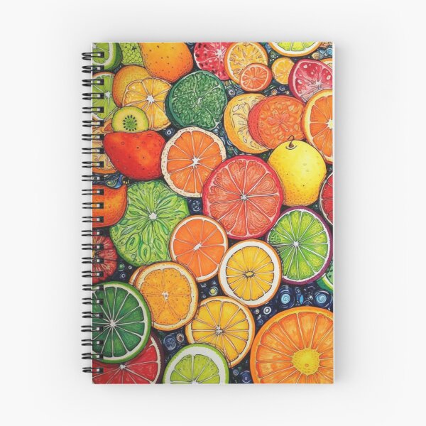 Item preview, Bright Citrus Fruits Pattern designed and sold by EpicFoxArt.