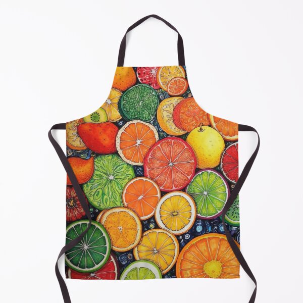 Item preview, Bright Citrus Fruits Pattern designed and sold by EpicFoxArt.