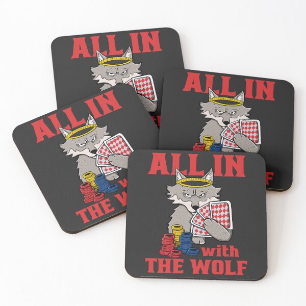 Item preview, Poker wolf : funny all in poker designed and sold by ImaginarStore.