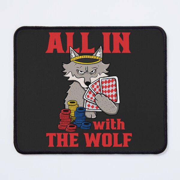 Item preview, Poker wolf : funny all in poker designed and sold by ImaginarStore.