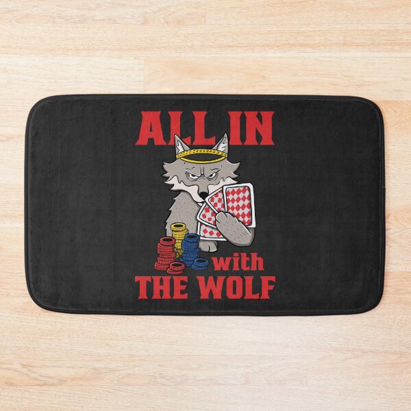 Item preview, Poker wolf : funny all in poker designed and sold by ImaginarStore.