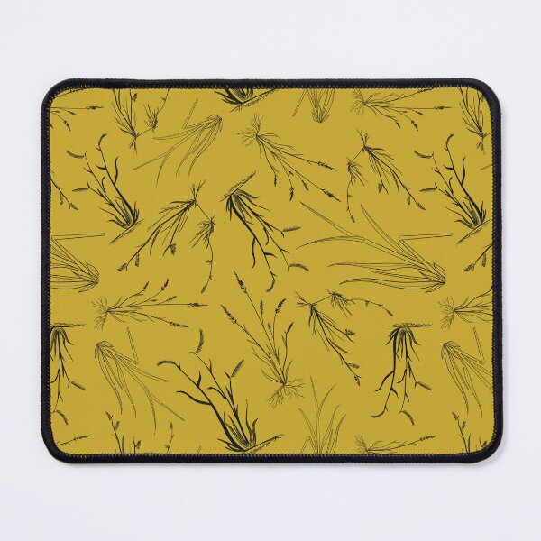 Item preview, Grasses pattern – retro yellow designed and sold by kvictoria1.