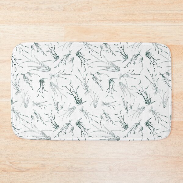 Item preview, Grasses pattern – teal & white designed and sold by kvictoria1.
