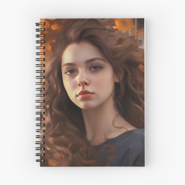 Item preview, Reflections of Reality: Serene Portrait of a Woman in Oil Brushstrokes designed and sold by InsaneLEDP.