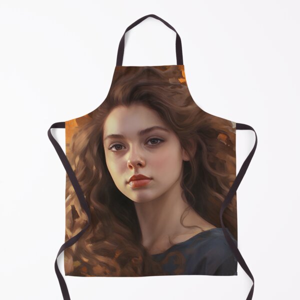 Item preview, Reflections of Reality: Serene Portrait of a Woman in Oil Brushstrokes designed and sold by InsaneLEDP.