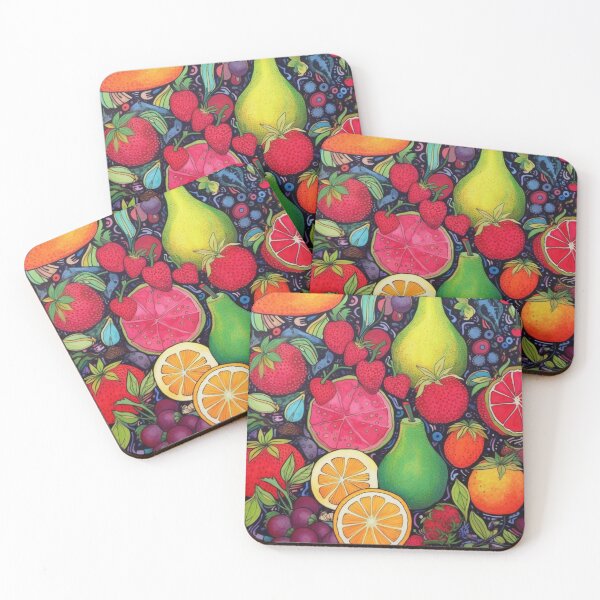 Item preview, Bright Mixed Fruits Pattern designed and sold by EpicFoxArt.