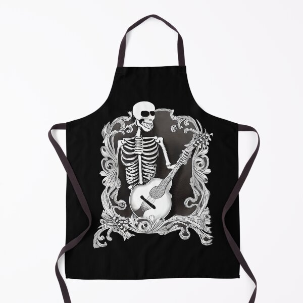 Item preview, Vintage guitarist skeleton designed and sold by Artbellachi.