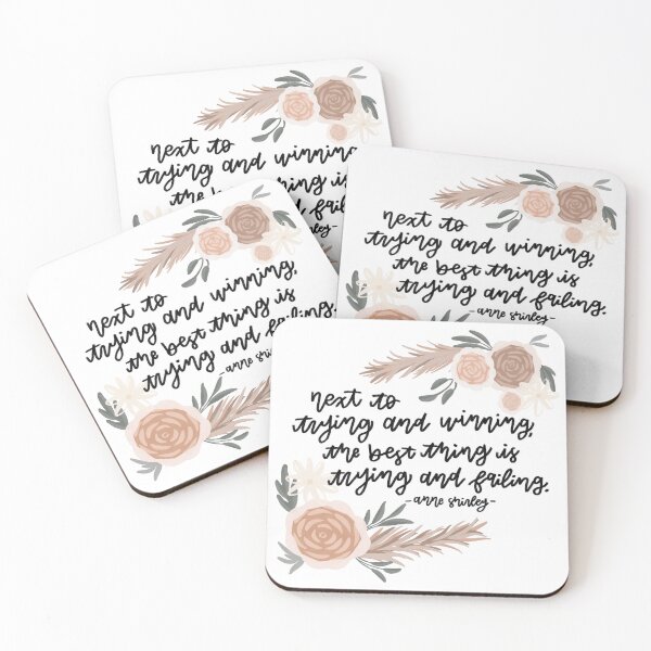 Item preview, Anne of green gables quote floral designed and sold by Kborek112.