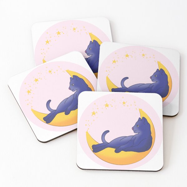Item preview, Witchy Cat on the Moon designed and sold by Grillborn.