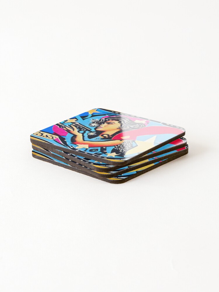 Thumbnail 4 of 5, Coasters (Set of 4), 010 designed and sold by Riceworld.
