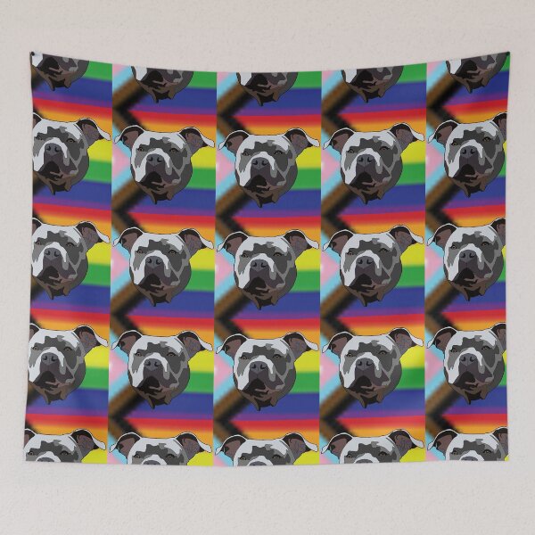 Item preview, Copy of Progress grey pitbull  designed and sold by LeahcarsArt.