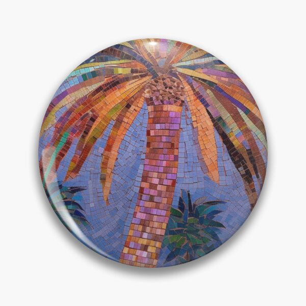 Item preview, Tropical Palm Tree Mosaic  designed and sold by EpicFoxArt.