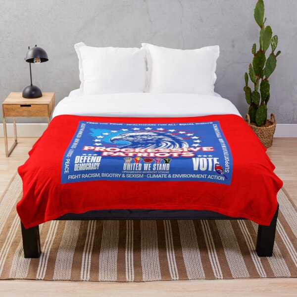 Artikelvorschau, PMD00900 Progressive Movement Designs: Das patriotische Design des amerikanischen Adlers zeigt, dass Sie die progressiven Ziele der Demokratie für Progressive, Demokraten, Unabhängige, Liberale, unterstützen entworfen und verkauft von ProgressiveLeft.