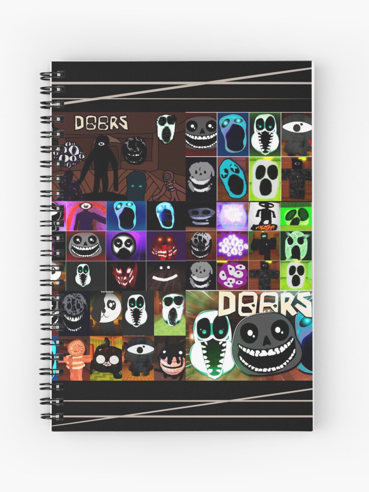 Composition of multiple Posters of (DOORS-ROBLOX) Backpack. Halloween  Canvas Print for Sale by Mycutedesings-1