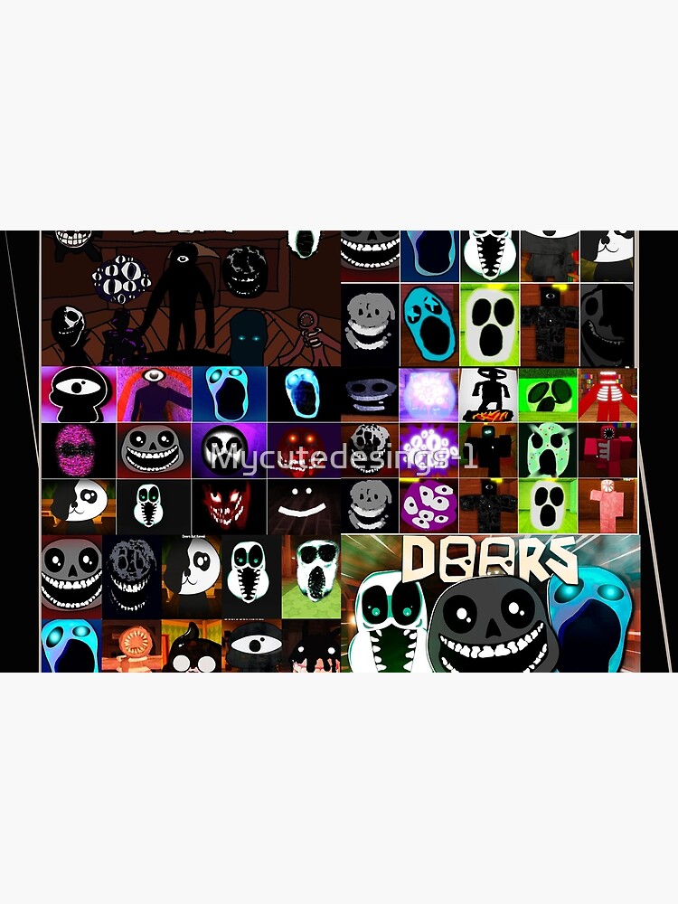 Composition of multiple Posters of (DOORS-ROBLOX) Backpack