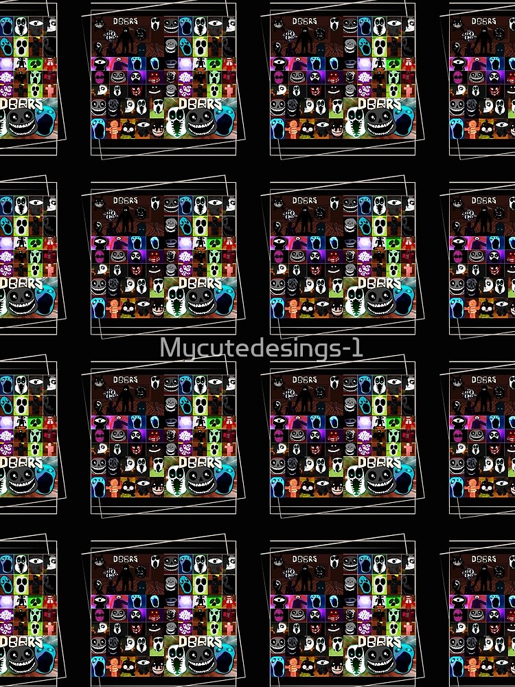 Composition of multiple Posters of (DOORS-ROBLOX) Backpack. Halloween Kids  T-Shirt for Sale by Mycutedesings-1