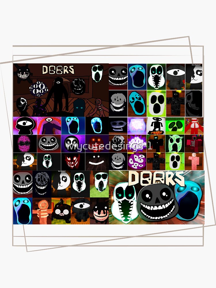 Doors Roblox Doors Stickers for Sale