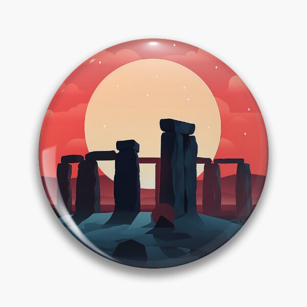 Item preview, Stonehenge, United Kingdom | Retro Art designed and sold by DigitalDugong.
