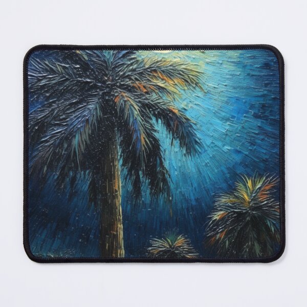Item preview, Tropical Palm Tree Under the Moon designed and sold by EpicFoxArt.