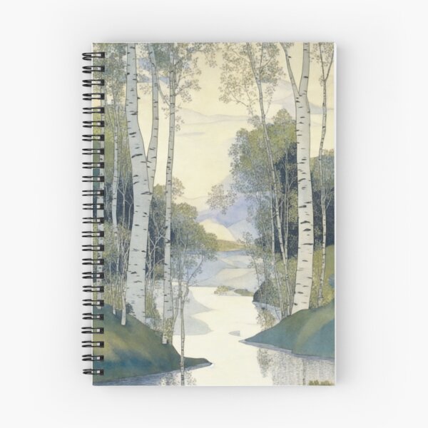 Aperçu de l'œuvre Bouleaux sur la rivière créée et vendue par AndreTonich.
