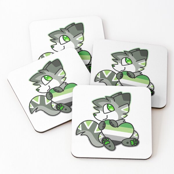 Item preview, Pride Kibbies - Aromantic Flag designed and sold by MoonyYT.