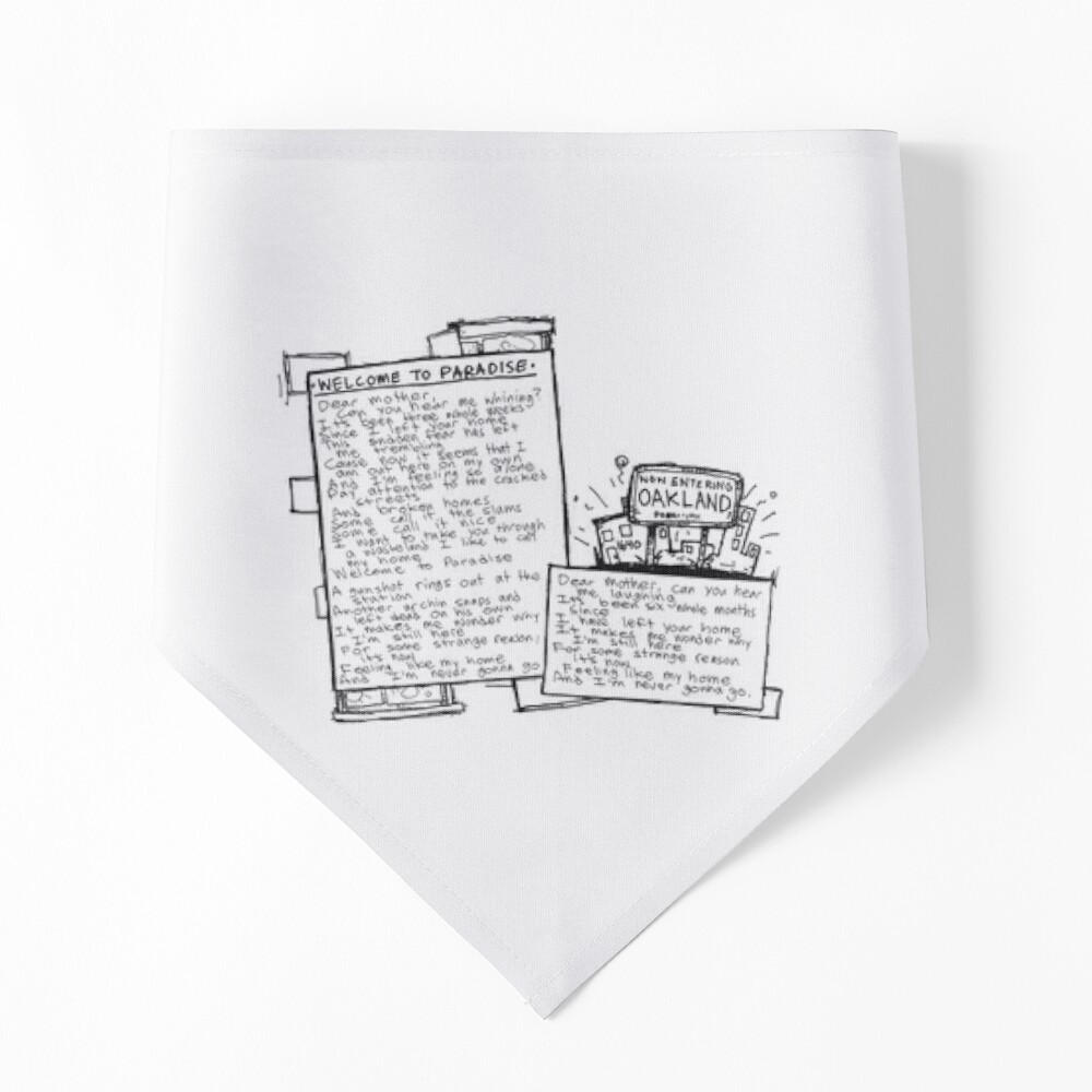 Welcome To Paradise - Lyrics | Art Board Print