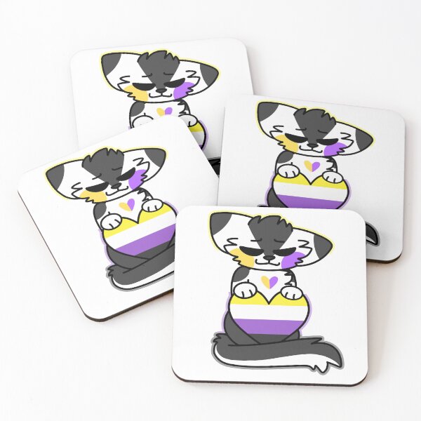 Item preview, Pride Kibbies - Nonbinary Flag designed and sold by MoonyYT.