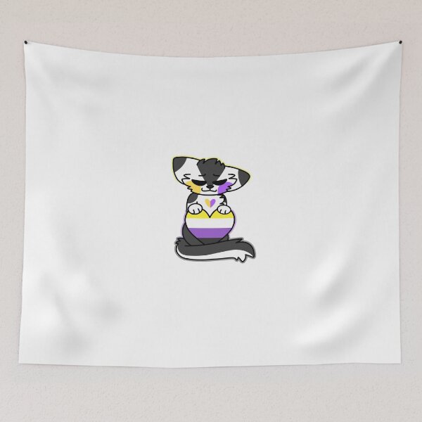Item preview, Pride Kibbies - Nonbinary Flag designed and sold by MoonyYT.