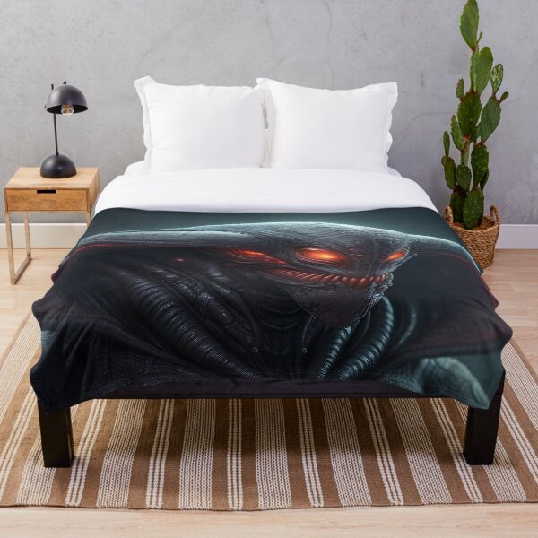 Aperçu de l'œuvre Assassin extraterrestre à capuchon créée et vendue par Dudeist Designs.