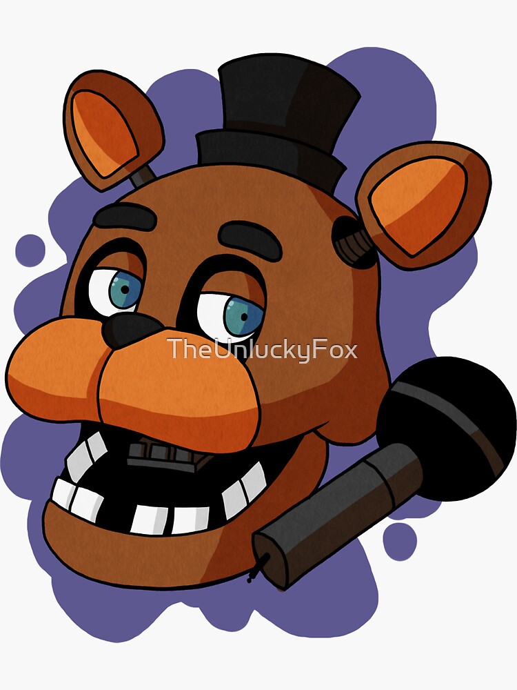 Withered Freddy Stickers for Sale