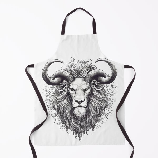 Item preview, Ethereal Lion Bull in Botanical Style designed and sold by aigcx.