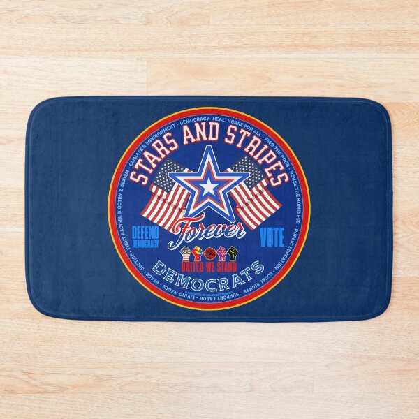 Item preview, PMD00905 Progressive Movement Designs patriotic American flag design shows you support democracy progressive goals for Progressives Democrats Independents Liberals designed and sold by ProgressiveLeft.