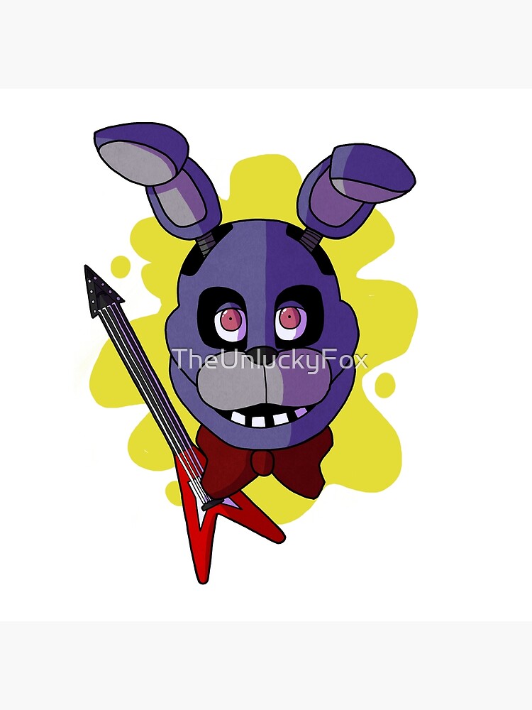 Fnaf 1 Bonnie Art Board Print for Sale by opthedragon