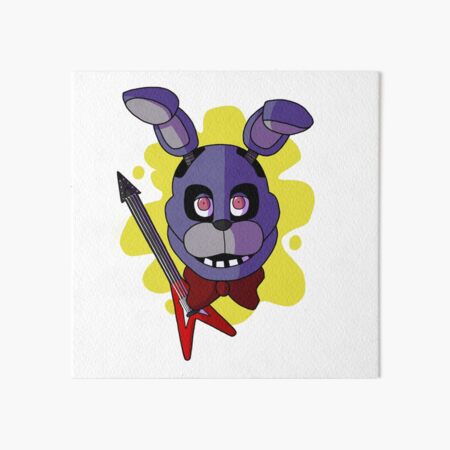 Fnaf 1 Bonnie Art Board Print for Sale by opthedragon