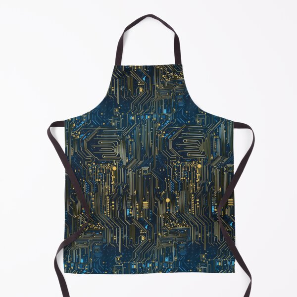 Item preview, Circuit Network Design in Yellow, Blue and Black designed and sold by RRMStudios.
