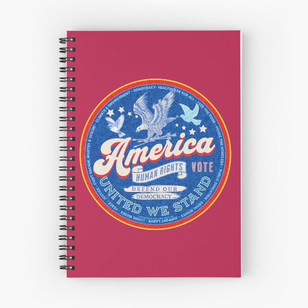 Artikelvorschau, PMD00906 Progressive Movement Designs patriotisches amerikanisches Adler-Design zeigt, dass Sie die Demokratie unterstützen progressive Ziele für Progressive Demokraten Unabhängige Liberale entworfen und verkauft von ProgressiveLeft.