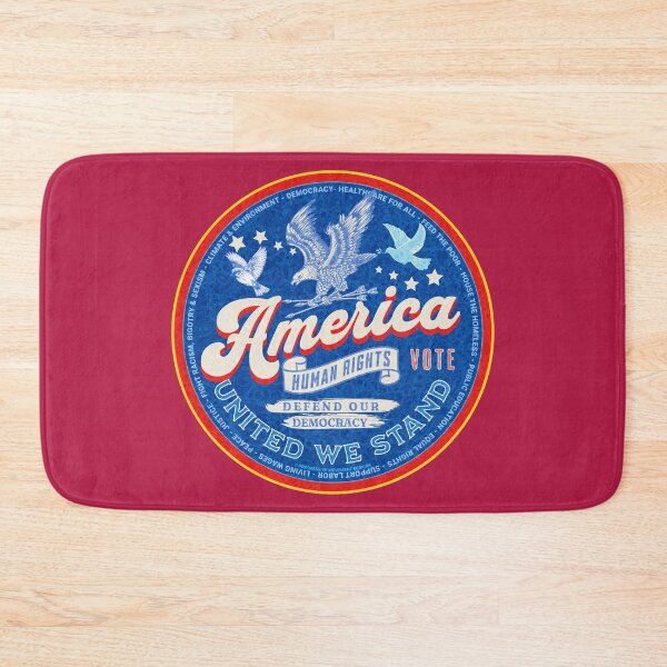 Item preview, PMD00906 Progressive Movement Designs patriotic American eagle design shows you support democracy progressive goals for Progressives Democrats Independents Liberals designed and sold by ProgressiveLeft.
