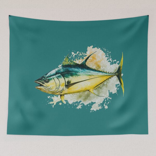 Item preview, Watercolor Tuna designed and sold by OutOfTheBoxArt1.