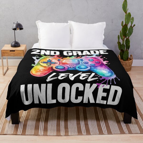 Item preview, 2nd Grade Level Unlocked Back to School Video Game Boys T-Shirt designed and sold by KGN  CREATIVITY.
